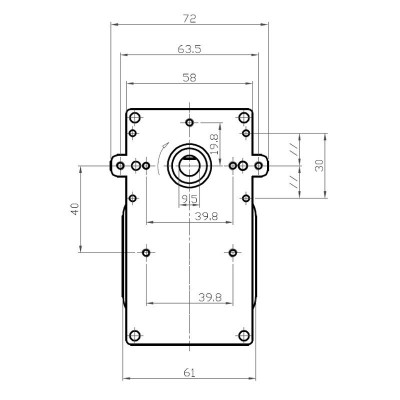 Vijzelmotor pelletkachel Kenta K9115068 voor Edilkamin, Cadel, Nordica Extraflame, Eurofiamma en anderen, 2 RPM - Vijzelmotor voor pelletkachel
