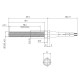 Keramische gloeibougie pelletkachel voor La Nordica, Ecoteck, Karmek One, Ravelli en andere, totale lengte 94mm, 300W - x2 | Gloeibougie voor pelletkachel | Pelletkachel onderdelen |
