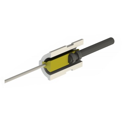 Laagspanning gloeibougie pelletkachel Eco Spar, BURNiT, totale lengte 65mm, 95W tot 24V - Pelletkachel onderdelen
