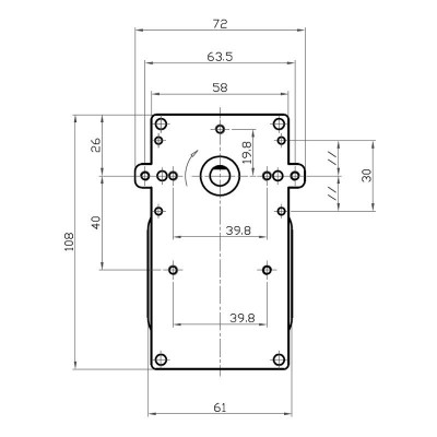 Vijzelmotor pelletkachel Kenta K9117156 voor Cadel, Deville, Eurofiamma, Italflame, Karmek One en anderen, 5 RPM - Vijzelmotor voor pelletkachel