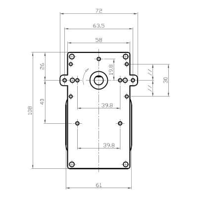 Vijzelmotor pelletkachel Kenta K9117304 voor Cadel, Deville, Eurofiamma, Karmek One en anderen, 12 RPM - Vijzelmotor voor pelletkachel