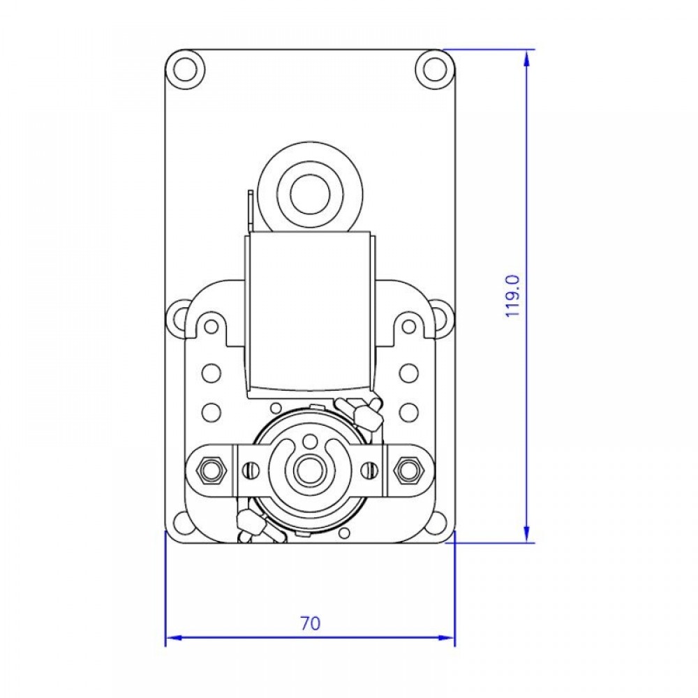 Vijzelmotor pelletkachel Mellor FB1218 voor Alfa Plam, Arce, Clementi, Enviro, Vescovi, Pasqualicchio en anderen, 3RPM | Vijzelmotor voor pelletkachel | Pelletkachel onderdelen |