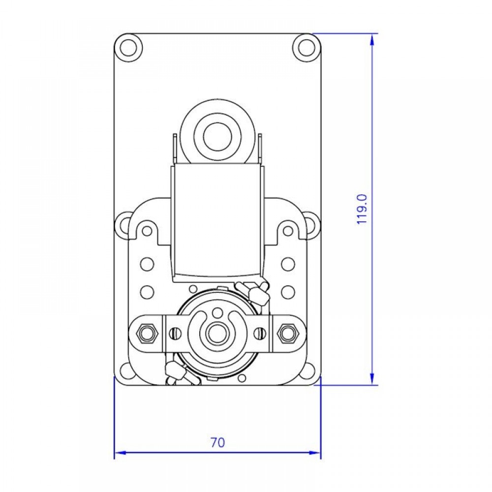 Vijzelmotor pelletkachel Mellor FB1271, 4RPM voor Caminetti Montegrappa en anderen | Vijzelmotor | Pelletkachel onderdelen |