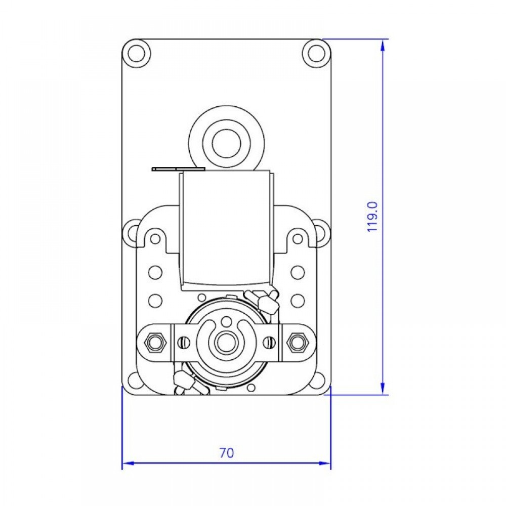 Vijzelmotor pelletkachel Mellor FB1255, 4RPM voor onder andere pelletkachel Eco Spar | Vijzelmotor | Pelletkachel onderdelen |