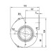 Centrifugaalventilator EBM voor pelletkachels Clam, debiet 265 m³/h | Ventilatoren en blazers | Pelletkachel onderdelen |