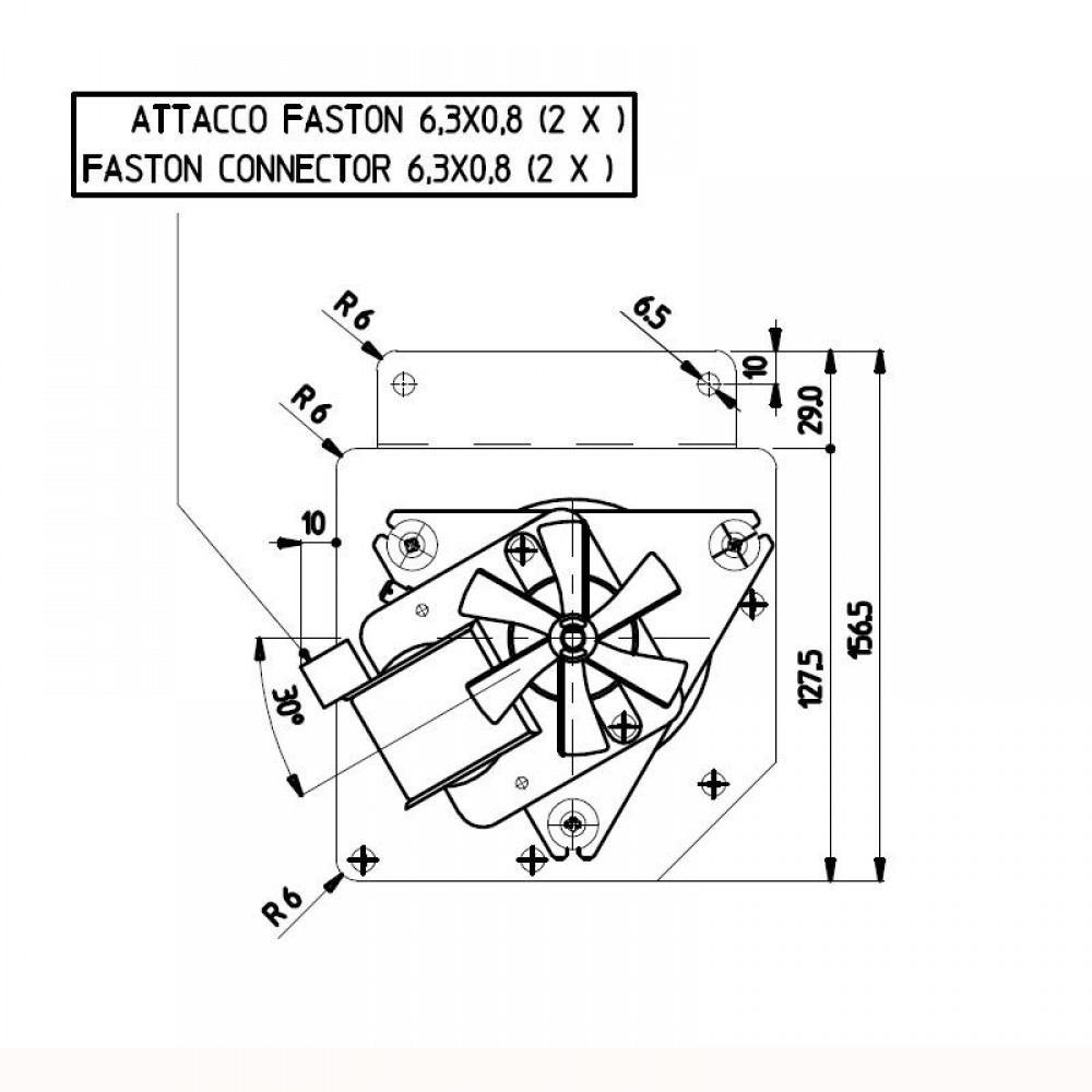 Tangentiële ventilator voor pelletkachels Edilkamin en andere met Ø80 mm, Flow 485 m³/h | Ventilatoren en blazers | Pelletkachel onderdelen |