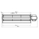 Tangentiële ventilator Fergas voor pellet Superior en andere met Ø60 mm, Debiet 200 m³/h | Ventilatoren en blazers | Pelletkachel onderdelen |