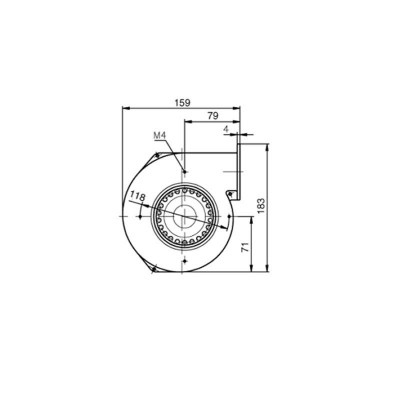 Centrifugaalventilator EBM voor pelletkachels Edilkamin, Ecoteck, Ravelli en anderen, debiet 155 m³/h - Productenvergelijking