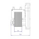 Holle as vijzelmotor pelletkachel Mellor KB1008 5RPM voor Cadel, Deville, Eurofiamma, Eurostek, Italiana Camini, Karmek One, Zibro, Puros, Qlima, Italflame, Bestfire, TMC, MG en anderen | Vijzelmotor | Pelletkachel onderdelen |