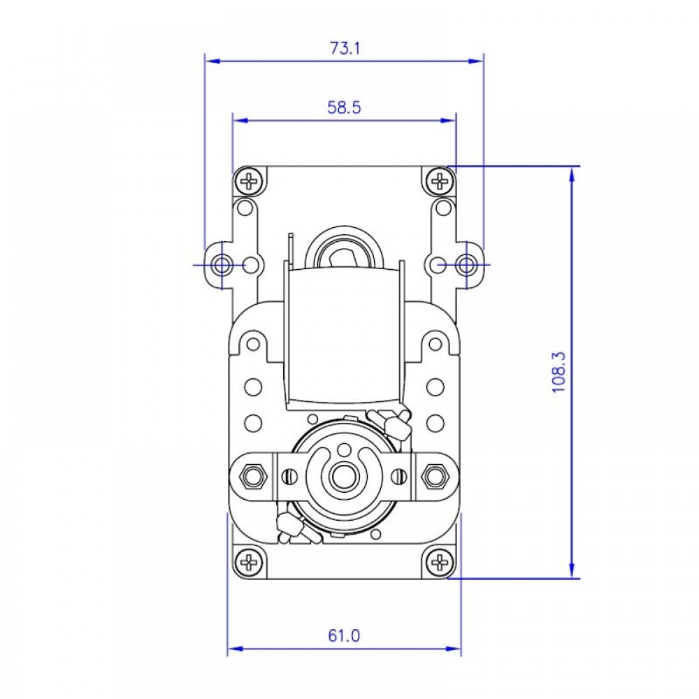 Holle as vijzelmotor pelletkachel Mellor KB1004, 5RPM voor Karmek One, Eurostek en anderen | Vijzelmotor | Pelletkachel onderdelen |