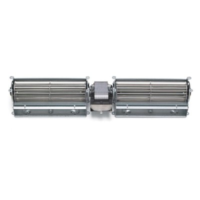 Dubbele tegenstroomventilator Fergas voor pelletkachels Cadel, Ravelli, Edilkamin en anderen, met Ø60 mm, debiet 168 m³/h, 360 mm - Productenvergelijking