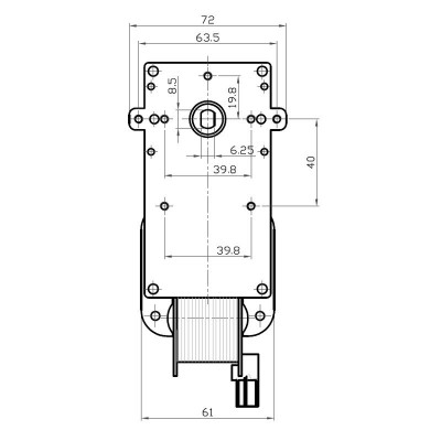 Holle as vijzelmotor pelletkachel Kenta K9117057, 2RPM voor Edilkamin e.a. - Productenvergelijking