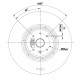 Centrifugaalventilator EBM voor pelletkachels Ecoforest, Edilkamin, debiet 195 m³/h | Ventilatoren en blazers voor pelletkachel | Pelletkachel onderdelen |