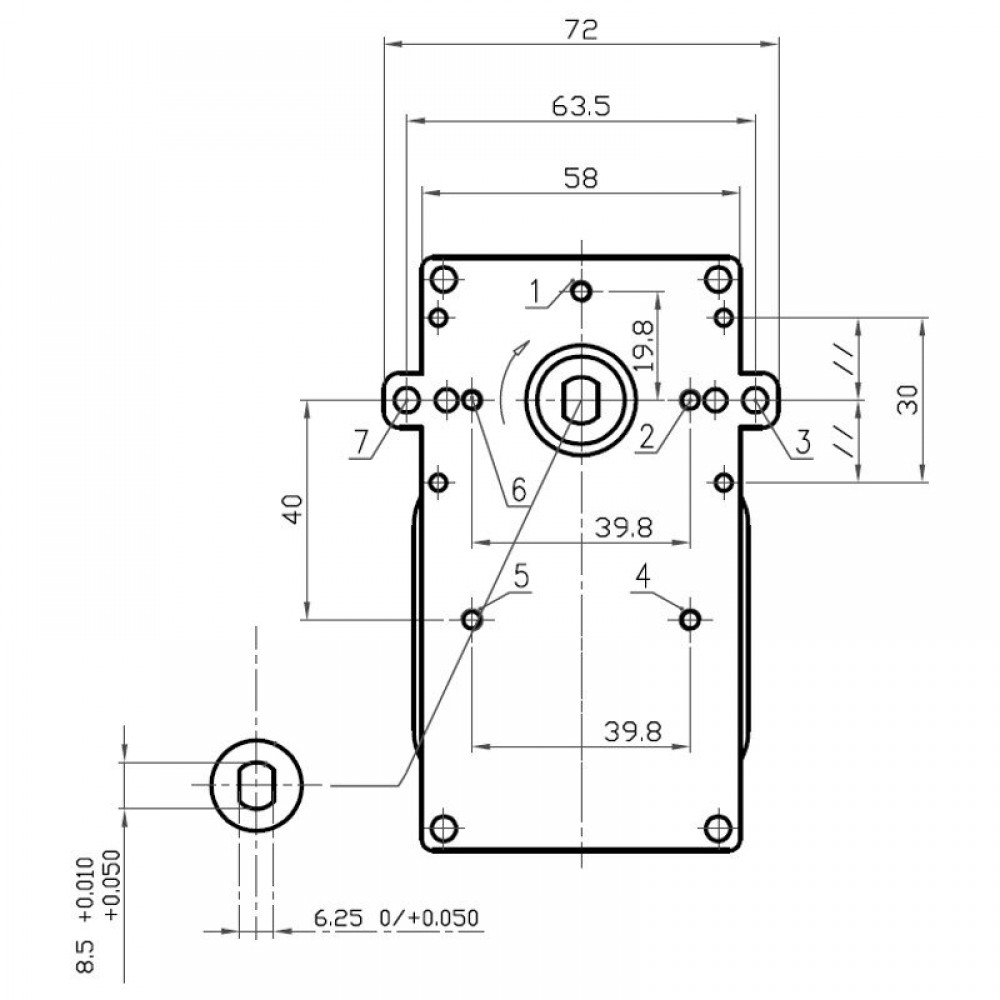 Holle als vijzelmotor pelletkachel Kenta K9117153, 5 RPM voor Ambiente E Calore, Bestfire, Cadel, Deville, Karmek One, Puros, Qlima, Italiana Camini en andere | Vijzelmotor | Pelletkachel onderdelen |