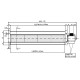 Tangentiële ventilator voor pelletkachels Cadel, Deville, Edilkamin en anderen, met Ø60 mm, debiet 190 m³/h | Ventilatoren en blazers voor pelletkachel | Pelletkachel onderdelen |