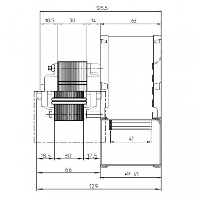 Centrifugaalventilator Fergas voor pelletkachels Eva Calor, Prisma en andere, debiet 121 m³/h - Productenvergelijking