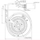 Centrifugaalventilator Natalini voor pelletkachels Eco Spar, Deville, Puros e.a. Sit Group, debiet 480 m³/h | Ventilatoren en blazers | Pelletkachel onderdelen |