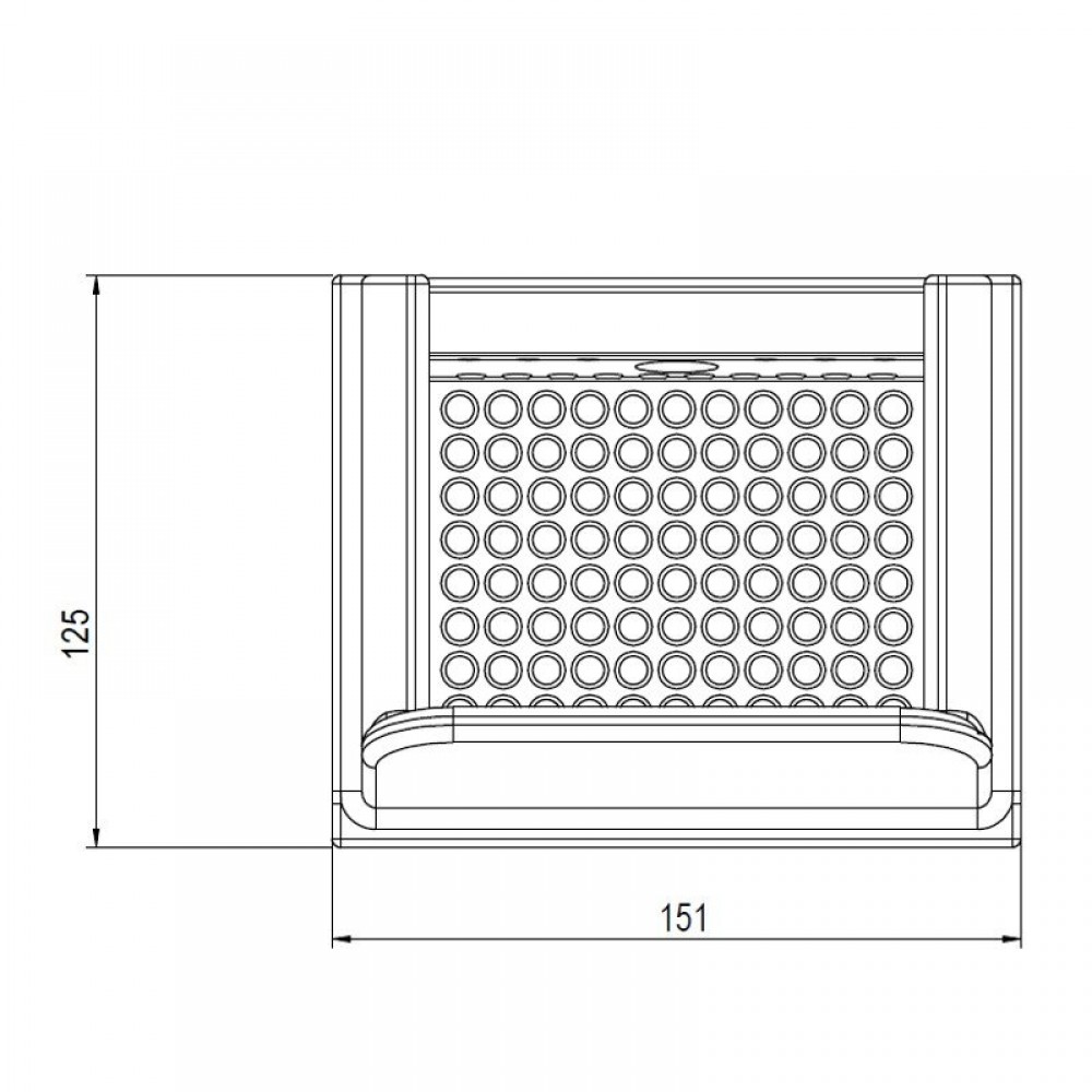 Gietijzeren Branderpot voor pelletkachel, 151X125 | Vuurpotten | Verbrandingskamer |