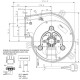 Rookafzuigventilator LN2 Natalini voor pelletkachels Maximale luchtstroom 160 m³/u | Ventilatoren en blazers | Pelletkachel onderdelen |