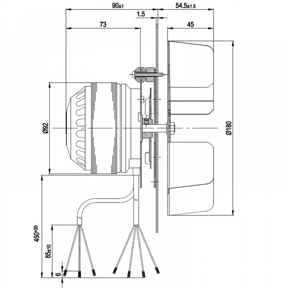 Rookafzuigventilator EBM voor pelletkachels Anselmo Cola, Clam, Ecoteck, Edilkamin, Evacalor, Ferroli, Karmek One, Laminox, MCZ, La Nordica, Palazzetti, Ravelli en anderen | Ventilatoren en blazers | Pelletkachel onderdelen |