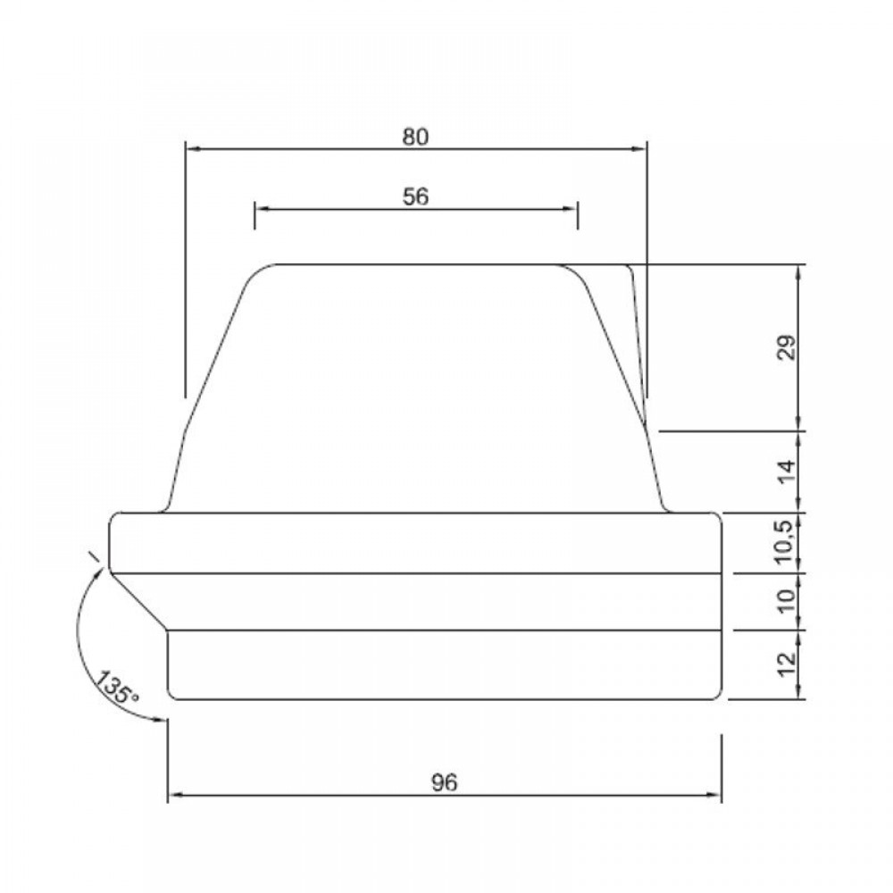 Gietijzeren branderpot voor pelletkachel, 165 x 106 mm | Vuurpotten | Verbrandingskamer |
