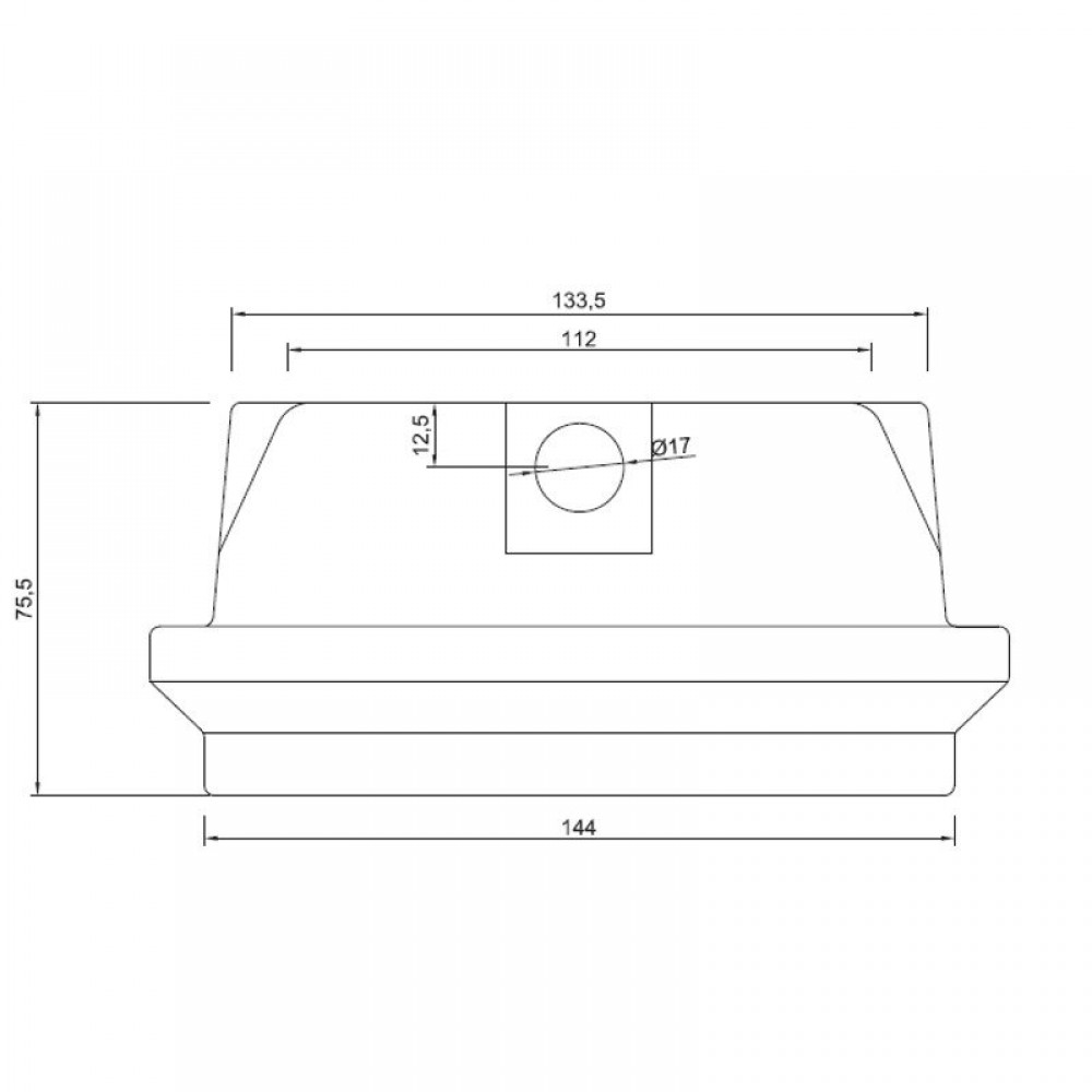 Gietijzeren branderpot voor pelletkachel, 165 x 106 mm | Vuurpotten | Verbrandingskamer |