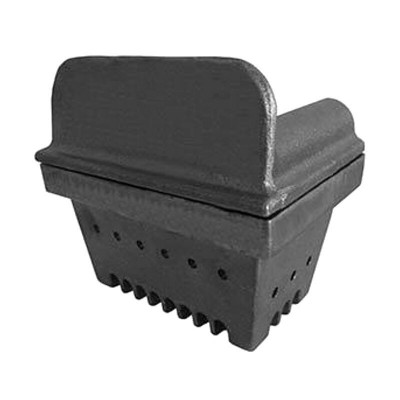 Gietijzeren branderpot voor pelletkachel Kalon, 136 x 92 mm - Branderpot voor pelletkachel