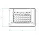 Gietijzeren branderpot voor pelletkachel, 136 x 92 mm | Vuurpotten | Verbrandingskamer |