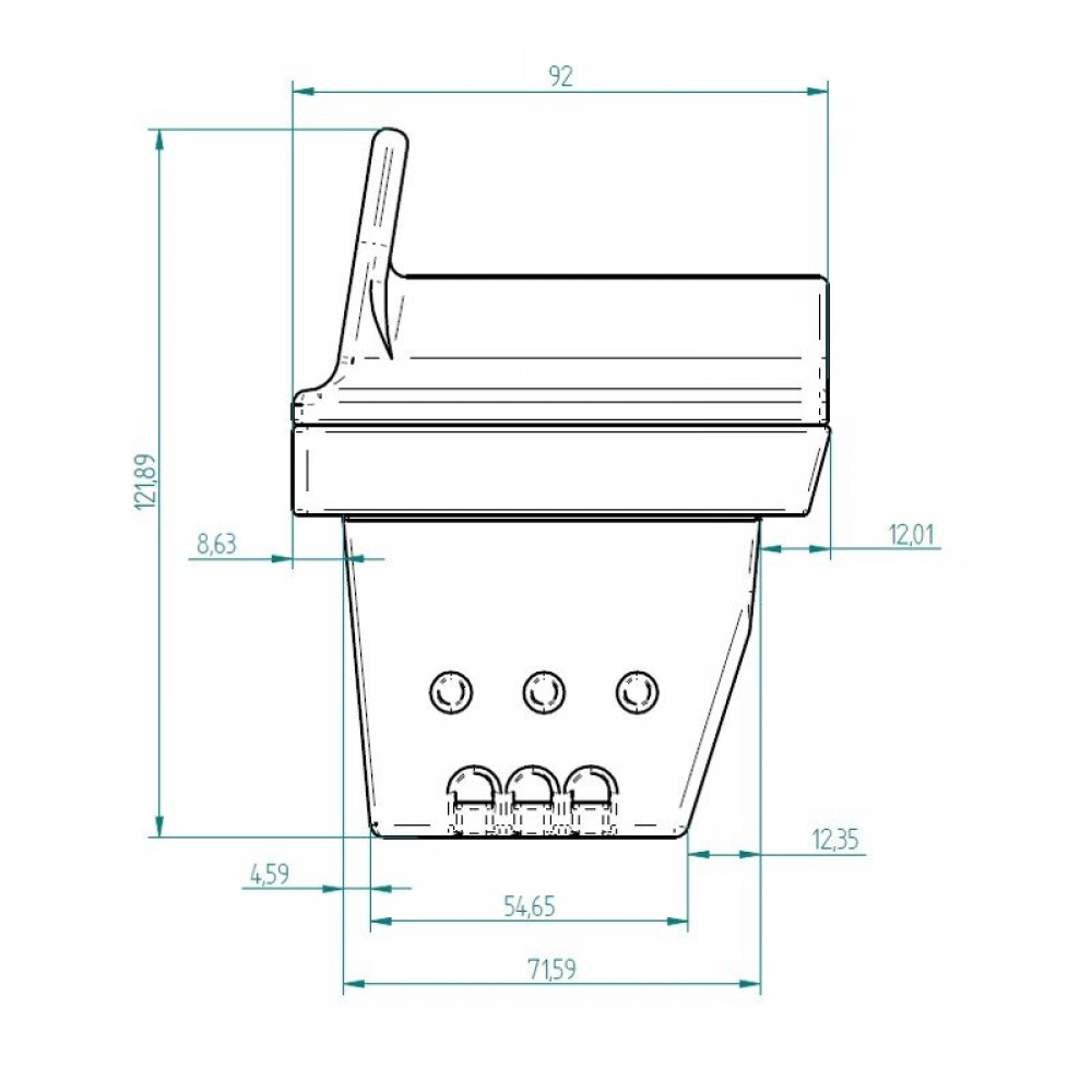 Gietijzeren branderpot voor pelletkachel, 136 x 92 mm | Vuurpotten | Verbrandingskamer |
