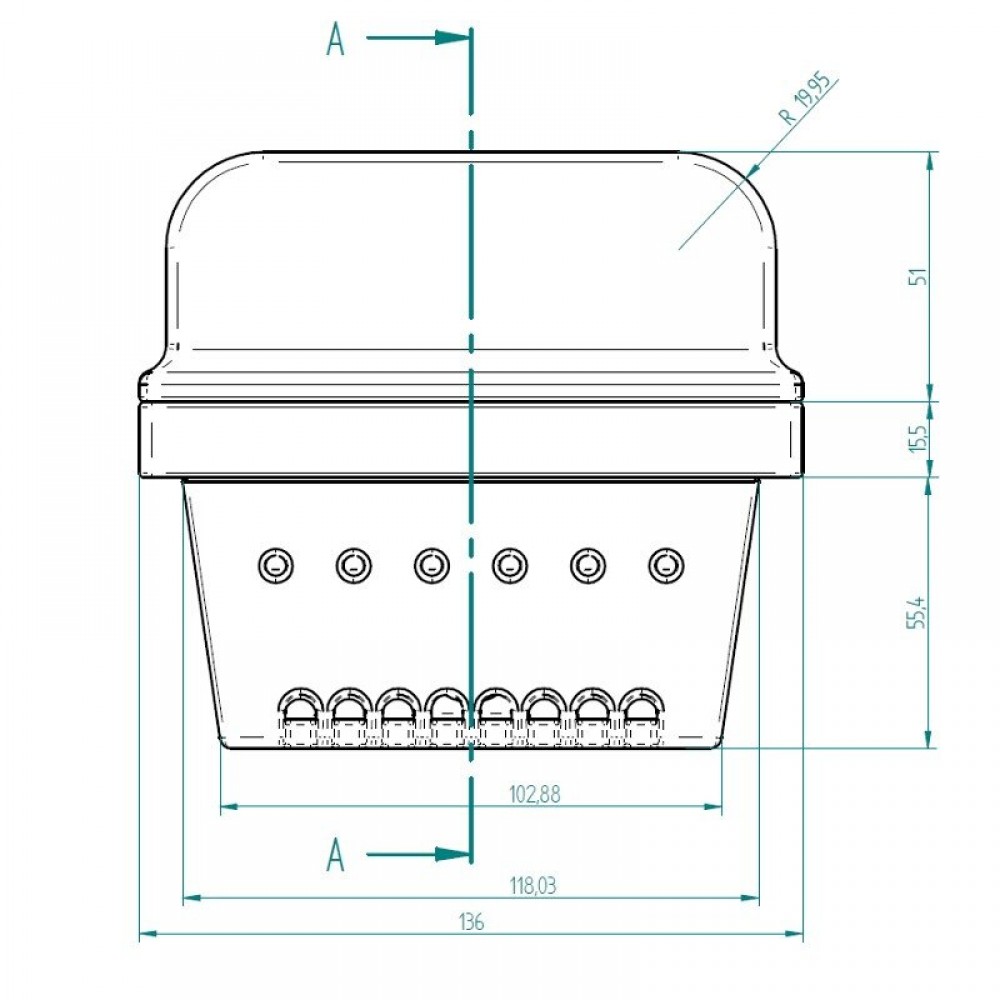 Gietijzeren branderpot voor pelletkachel, 136 x 92 mm | Vuurpotten | Verbrandingskamer |