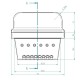 Gietijzeren branderpot voor pelletkachel, 136 x 92 mm | Vuurpotten | Verbrandingskamer |