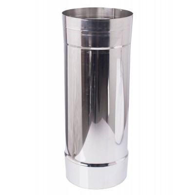 Telescopisch rookkanaal, RVS AISI 304, Recht, Lengte 55 - 95cm, Ф80-Ф350 - Rookkanaal