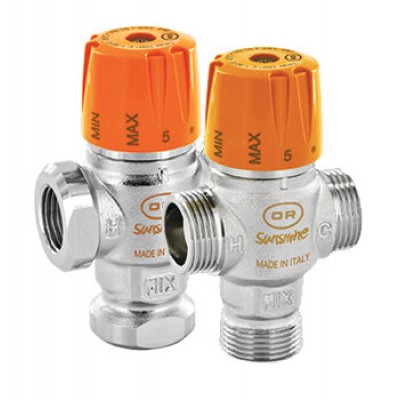 Adjustable thermostatic mixing valve, Solar model - Productenvergelijking