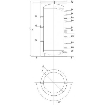 Buffervat Sunsystem, Model P 500, Capaciteit 500L Tank - Productenvergelijking