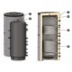 Buffervat Sunsystem, Model PR2 300, Capaciteit 300L, Twee warmtewisselaar spoelen Tank | Buffers |  |