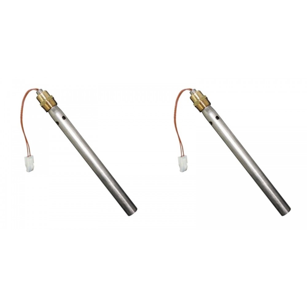 Verwarmingselement voor pelletbranders Ferroli en andere, totale lengte 190mm, 350W - x2 | Weerstanden van pellet branders | Pelletbrander Onderdelen |