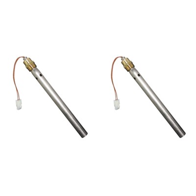 Verwarmingselement voor pelletbranders Ferroli en andere, totale lengte 190mm, 350W - x2 - Pelletbrander Onderdelen