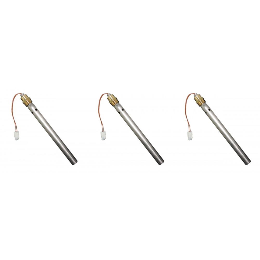Verwarmingselement voor pelletbranders Ferroli en andere, totale lengte 190mm, 350W - x3 | Weerstanden van pellet branders | Pelletbrander Onderdelen |