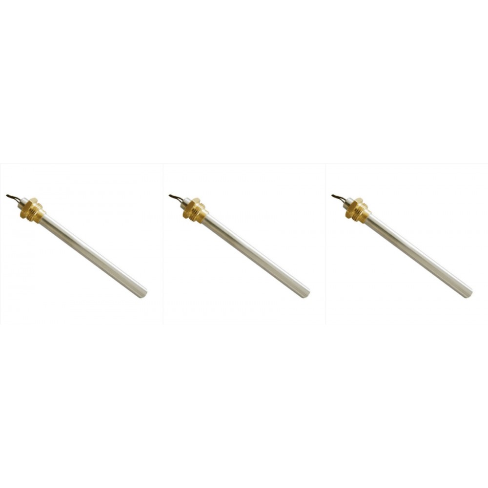 Gloeibougie pelletkachel voor MCZ, RED en andere, totale lengte 148mm, 350W - x3 | Gloeibougie voor pelletkachel | Pelletkachel onderdelen |