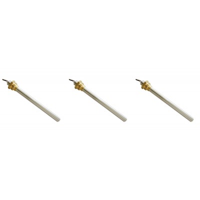 Gloeibougie pelletkachel voor Ecoteck, Ravelli en anderen, totale lengte 167mm, 250W - x3 - Gloeibougie voor pelletkachel