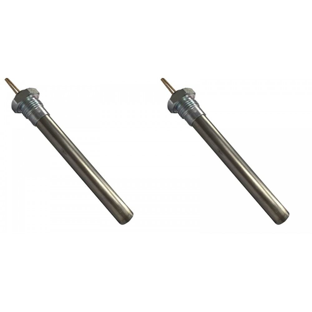 Gloeibougie pelletkachel voor Ecosystem en andere, totale lengte 152mm, 400W - x2