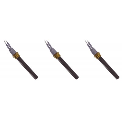 Keramische gloeibougie pelletkachel voor La Nordica, Ecoteck, Karmek One, Ravelli en andere, totale lengte 94mm, 300W - x3 - Gloeibougie voor pelletkachel