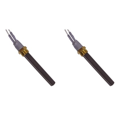 Keramische gloeibougie pelletkachel voor BURNiT, Deville en andere, totale lengte 94mm, 300W - x2 - Gloeibougie voor pelletkachel