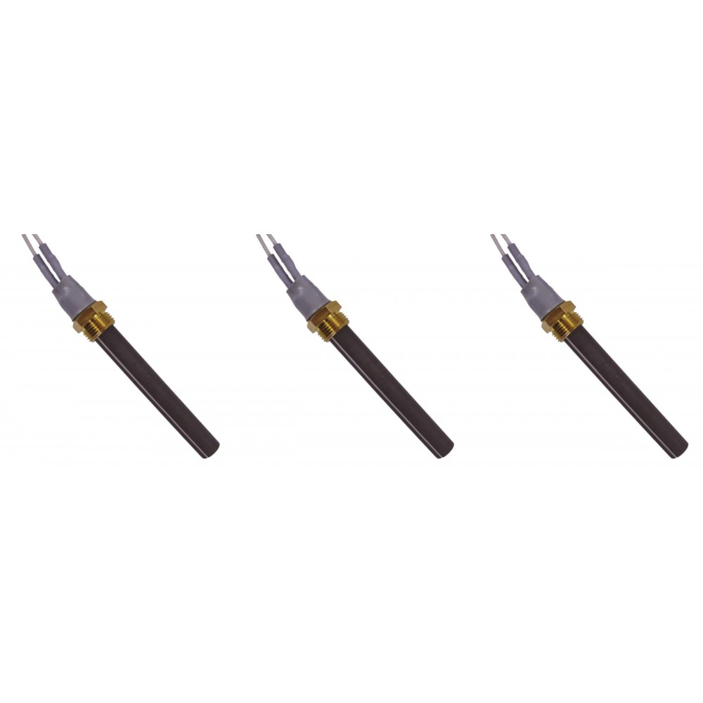 Keramische gloeibougie pelletkachel voor BURNiT, Deville en andere, totale lengte 94mm, 300W - x3 | Gloeibougie voor pelletkachel | Pelletkachel onderdelen |