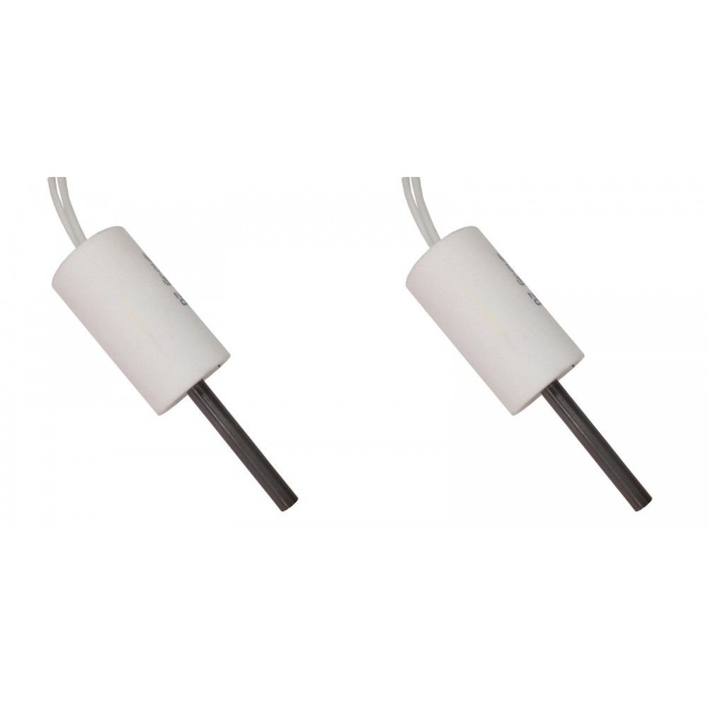 Laagspanning gloeibougie pelletkachel ComfortBilt, Edilkamin, totale lengte 66mm, 90 - 100W tot 24 Volt AC - x2 | Gloeibougie voor pelletkachel | Pelletkachel onderdelen |