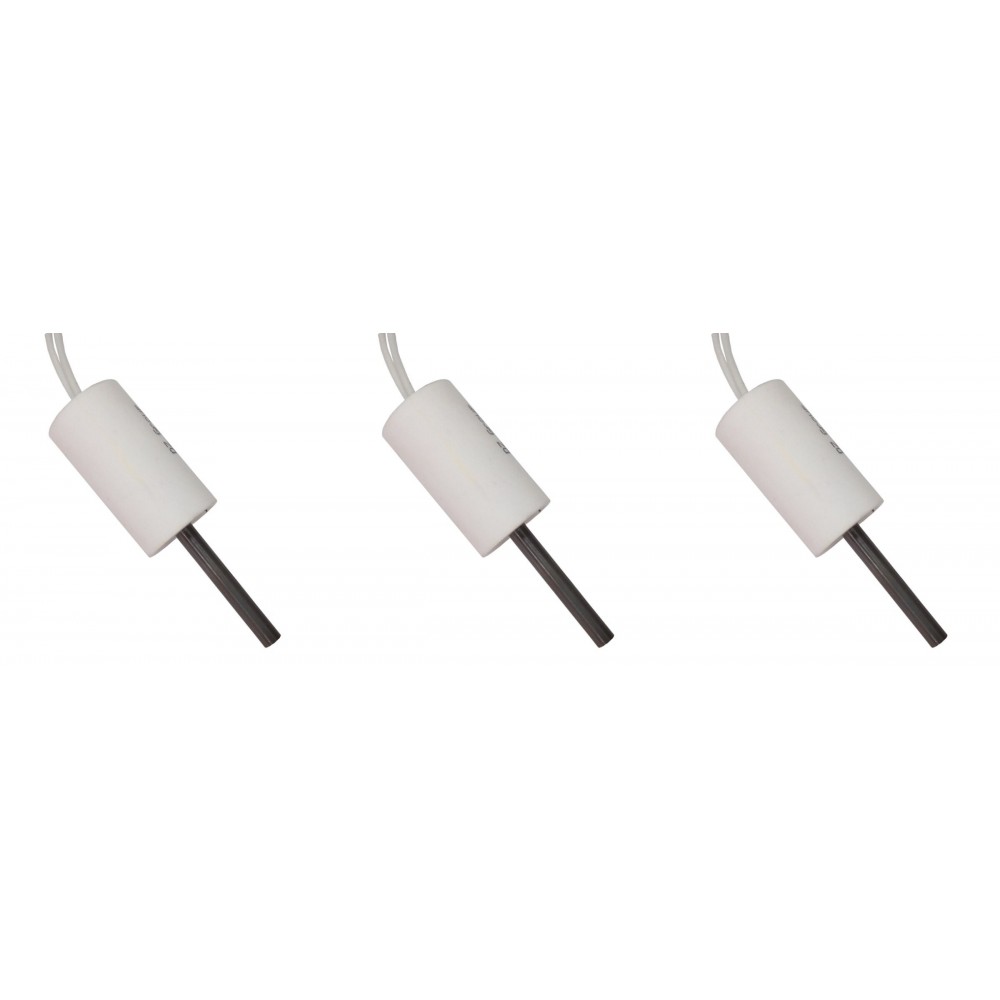 Laagspanning gloeibougie pelletkachel ComfortBilt, Edilkamin, totale lengte 66mm, 90 - 100W tot 24 Volt AC - x3