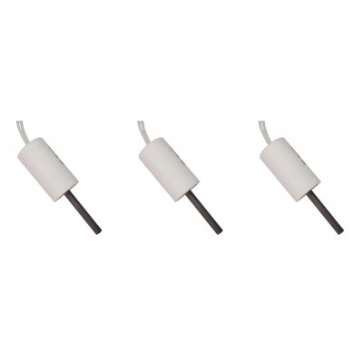 Laagspanning gloeibougie pelletkachel ComfortBilt, Edilkamin, totale lengte 66mm, 90 - 100W tot 24 Volt AC - x3 - Gloeibougie voor pelletkachel