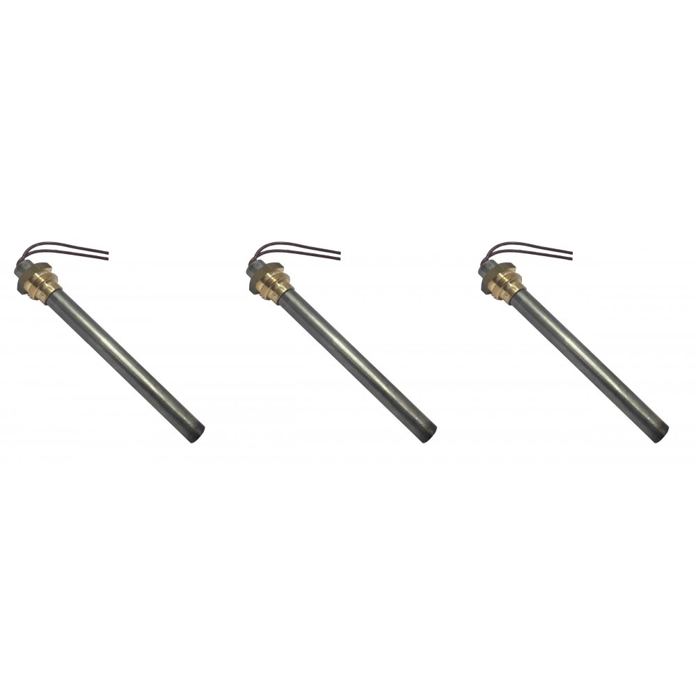 Gloeibougie pelletkachel voor Ecoteck, Ravelli en andere, totale lengte 114mm, 250W - x3 | Gloeibougie voor pelletkachel | Pelletkachel onderdelen |