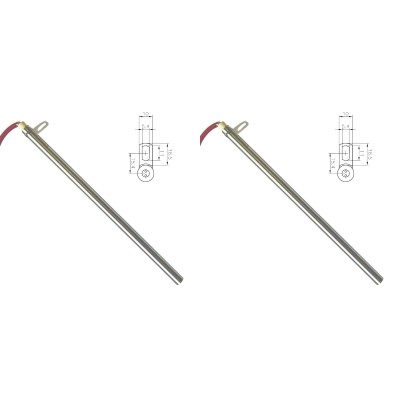 Gloeibougie pelletkachel voor Edilkamin en andere, totale lengte 280mm, 470W - x2 - Gloeibougie voor pelletkachel