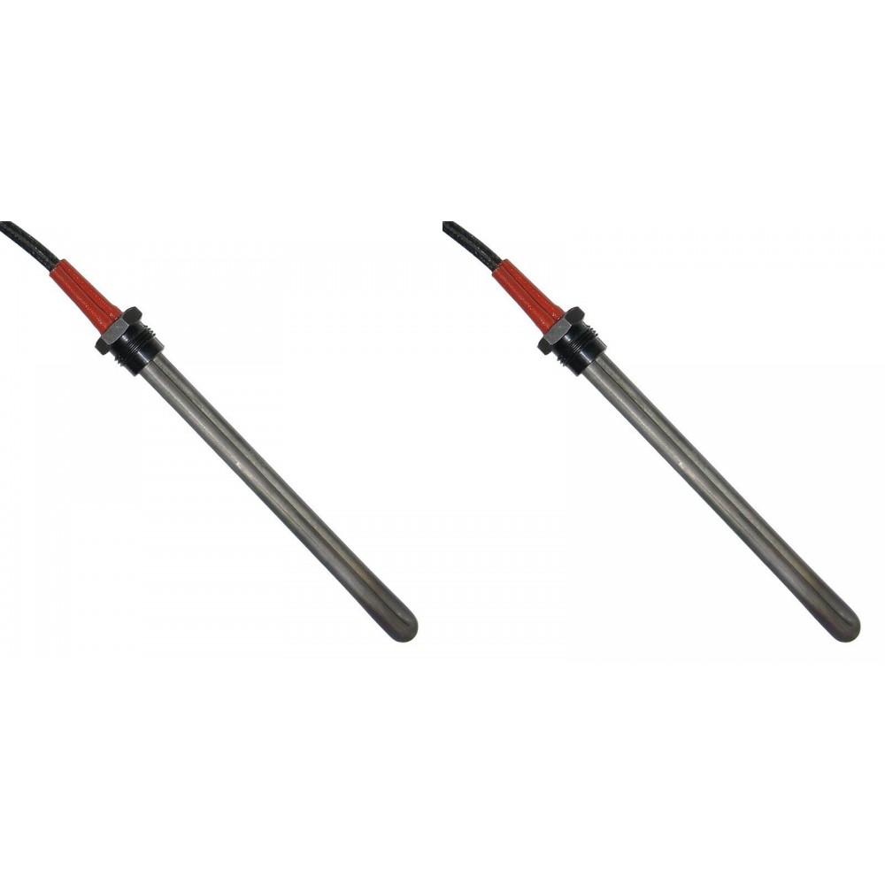 Gloeibougie pelletkachel voor Palladio en anderen, totale lengte 145mm, 250W - x2 | Gloeibougie voor pelletkachel | Pelletkachel onderdelen |
